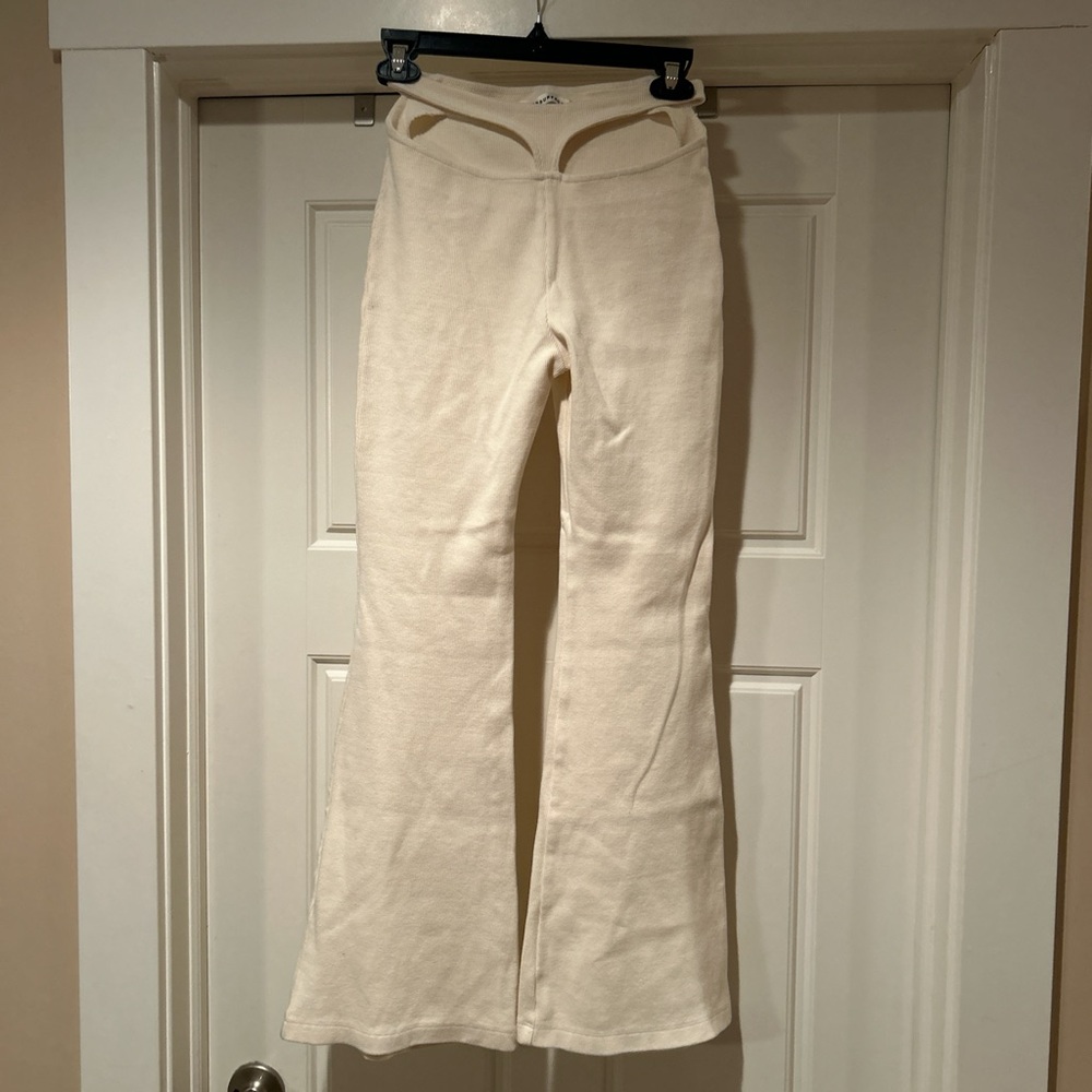 Subsurface Hostess Pants with High Waist and Flared Leg